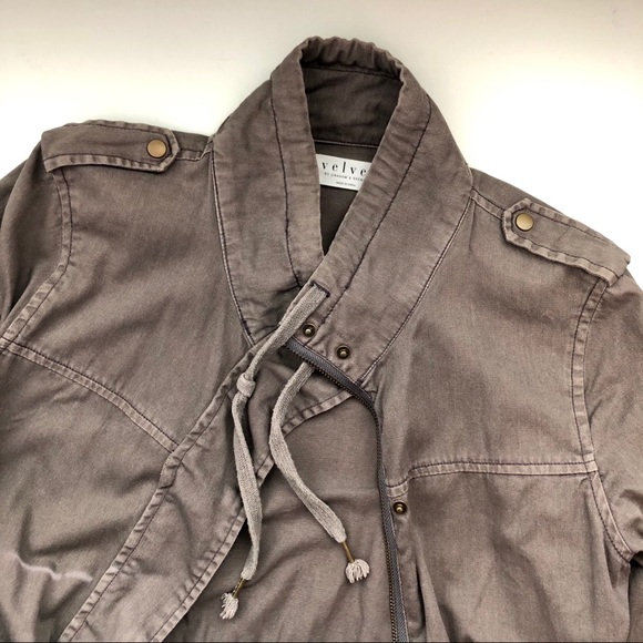 Velvet by Graham & Spencer army jacket - Picture 6 of 9